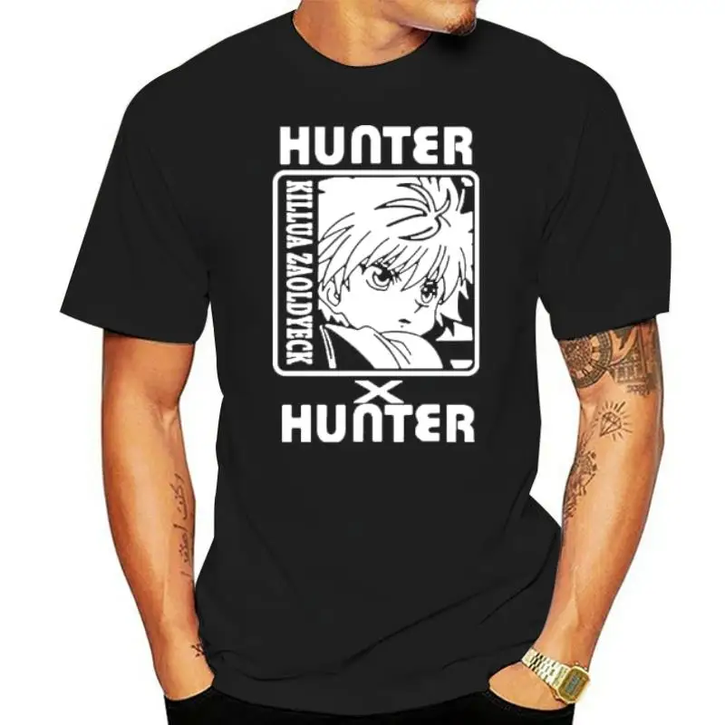 Hunter X Mens &amp Design T Shirt GON FREECSS Cosplay T-shirt New Anime Kurapika Fashion Killua Zoldyck Tees