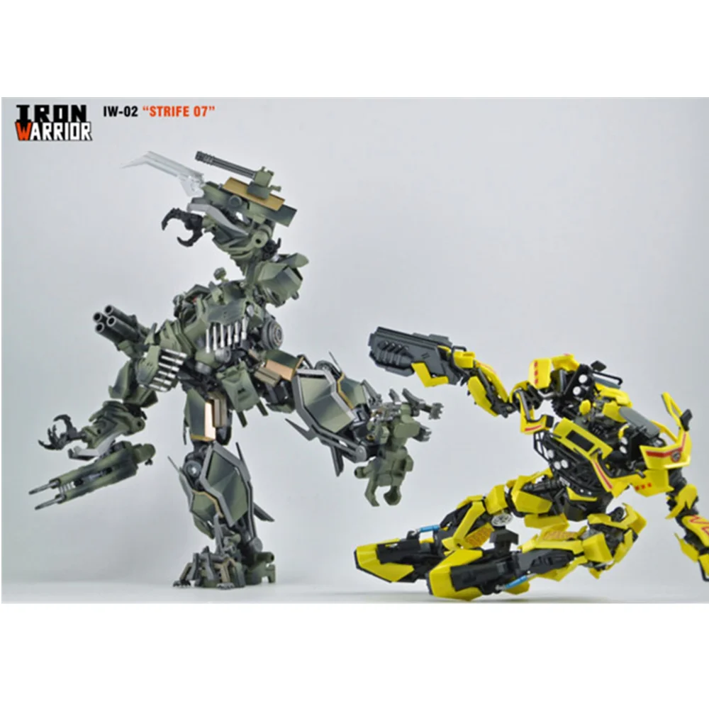 【IN STOCK】Transformation IRON WARRIOR IW-02 IW02 DMK Assembly Brawl Strife07 Action Figure With Box images - 6