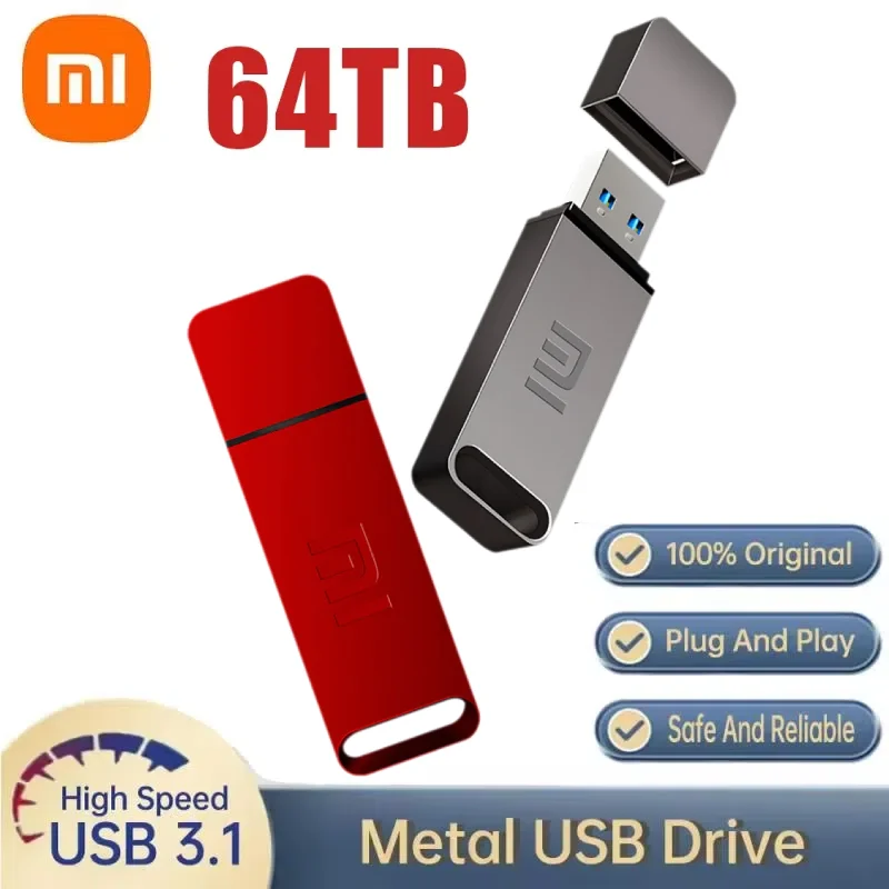 USB-накопитель Xiaomi USB 3.0 2 ТБ 16 64 высокоскоростной флэш-накопитель 180 Мбит/с