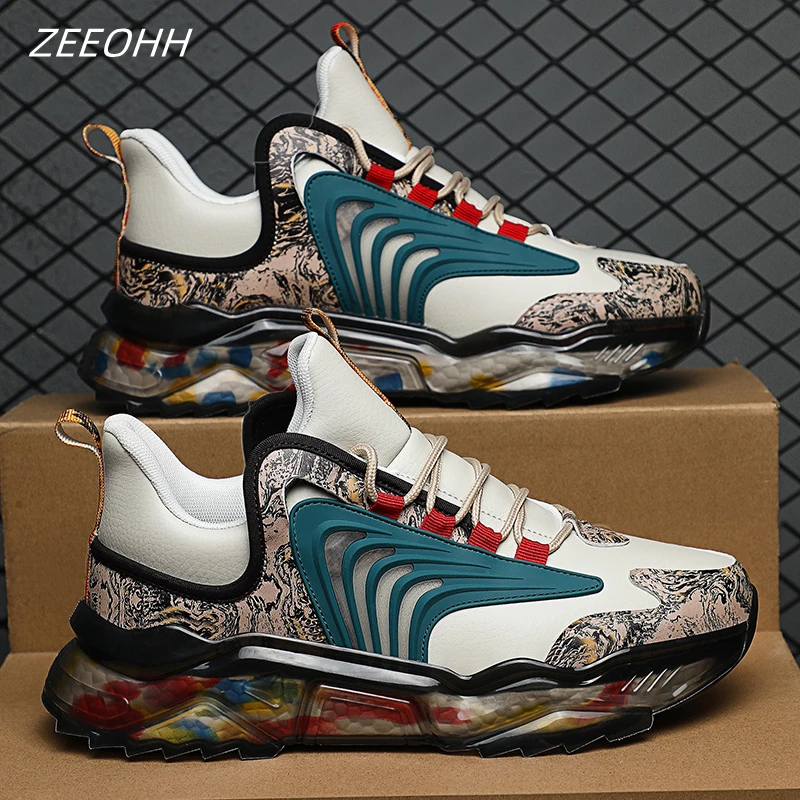 

New Men's Fashion Casual Shoes Breathable Soft Sneakers Non-slip Wear-resistant Rebound Sports Shoes For Male Zapatos Hombre