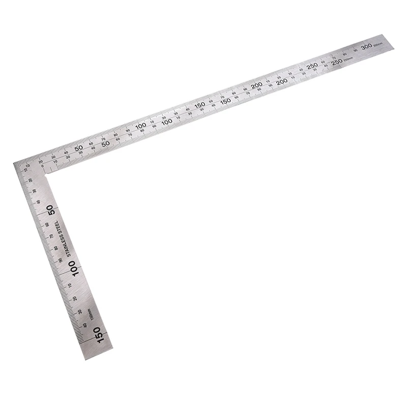 

Stainless Steel 150 X 300Mm 90 Degree Angle Metric Try Mitre Square Ruler