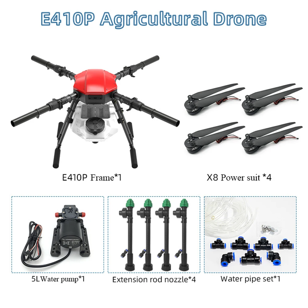 

EFT E410P e410 4-axis aircraft 10L 10KG Agriculture Spray Pump Foldable Propeller Drone For Agriculture Hobbywing Motor X8