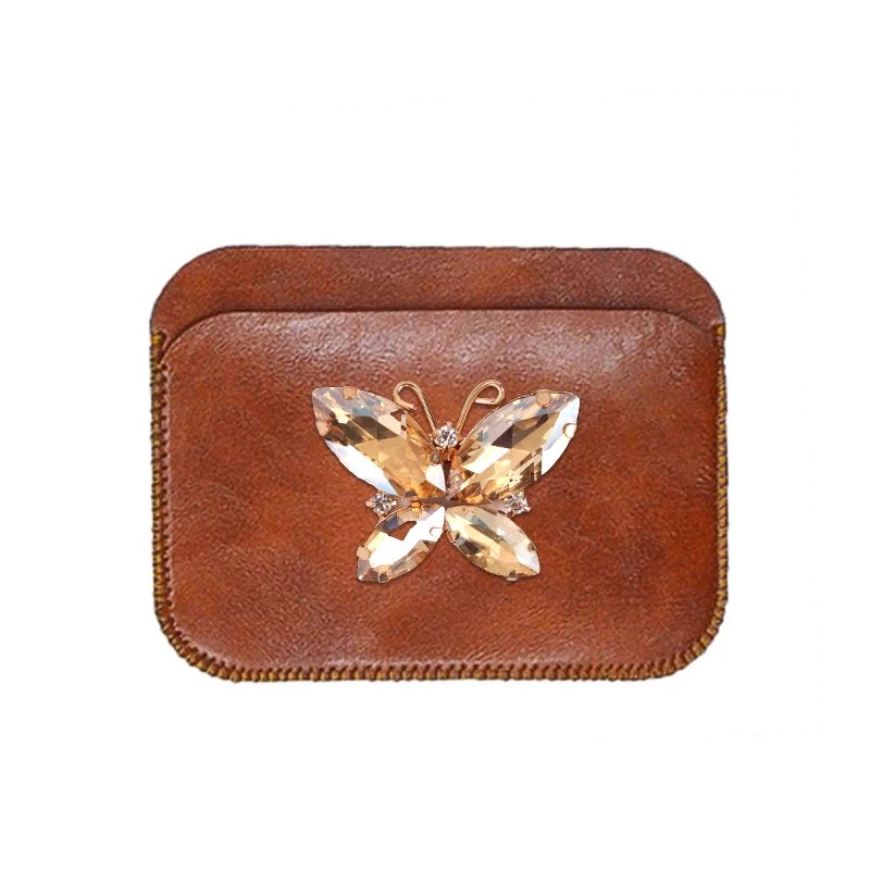 Women Leather Credit Cardholder Small Wallet Fashion Slim Bank ID Card Holders Minimalist Purse Organizer Case Clip 2022