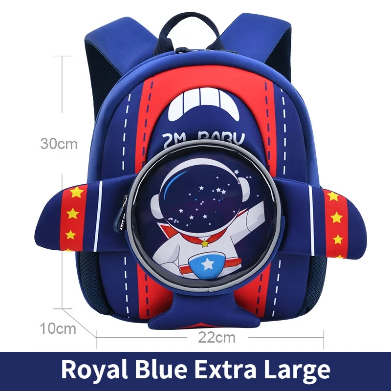 Girl Boy Cute Astronaut Unicorn Kindergarten Schoolbags New Popular Children 3D Cartoon Fashion Small Backpacks Airplane Wings
