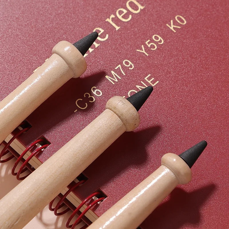 Writing Smooth Eternal Alloy Pen Head Maple Rod Can Be Erased Without Cutting And Write 500,000 Words