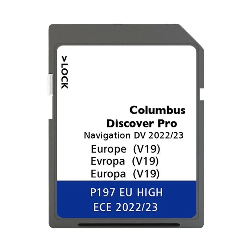 Tarjeta de navegación DV V19 Discover Media 32GB para VW navegación tarjeta SD GPS Skoda SAT Nav Tarjeta de mapa Europa coche entrega gratuita