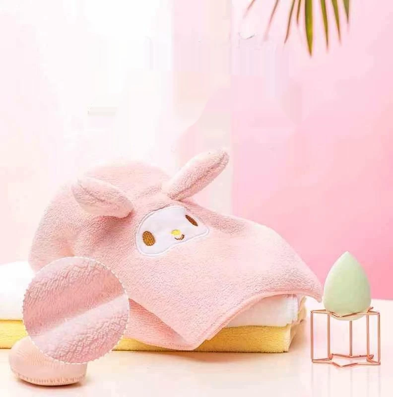 Sanrio Melody Cinnamoroll Коралловое бархатное банное быстросохнущее полотенце натуральные