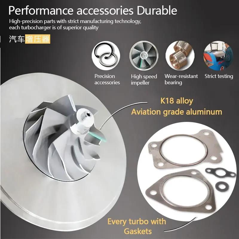 Турбокомпрессор HT18 14411-62T00 для NISSAN Y61 Patrol Safari TD42T 4.2L Turbo 14411-51N00 14411-09D60 14411 62T00 1441151 Н00