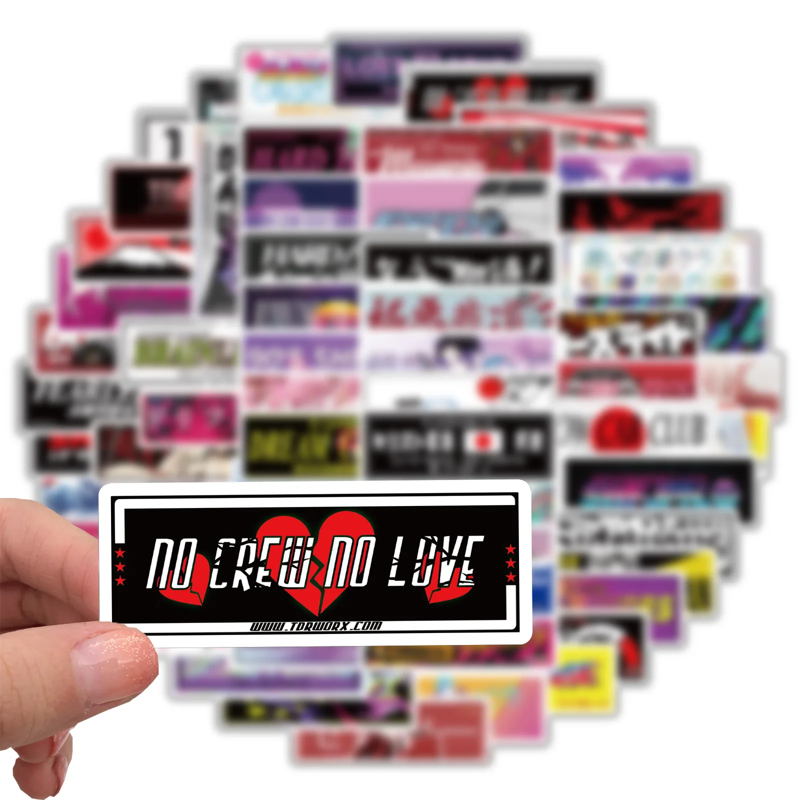 

10/66 шт., наклейки в японском стиле