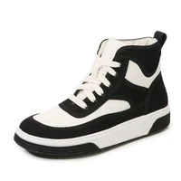womens shoes spring and summer panda upgraded version of high top sneakers fashion breathable non slip single shoe skate shoes