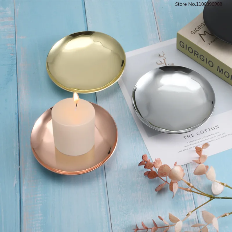 

Stainless Steel Candle Holder Creative Aromatherapy Candle Holder Home Decoration Wedding Candle Tool Dining Table Wedding Decor