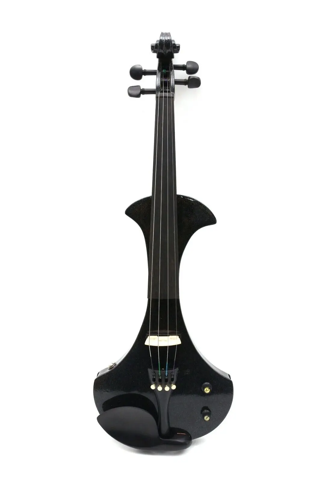 

Yinfente Black Electric Violin 4/4 Sweet Sound Free Case Bow Ebony fittings
