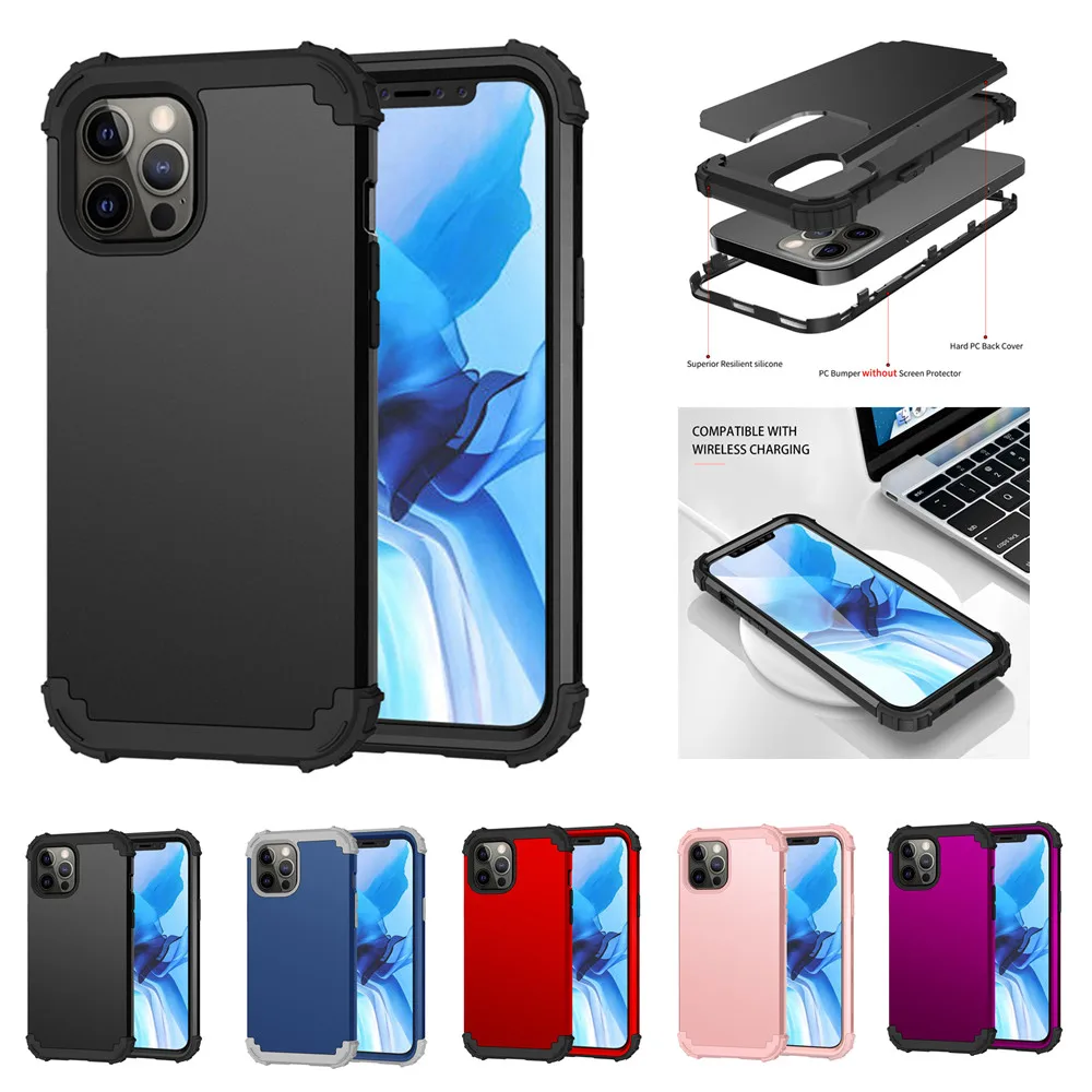 

Shockproof Phone Case for iPhone 14 13 12 Mini 11 Pro Max XR X XS SE 2022 6S 7 8 Plus Coque Heavy Duty Protect Slim Fit Cover