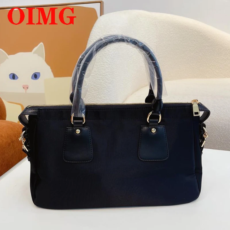 

2022 New Women's Fashion Female Crossbody Bag High Quality Genuine Leather Shoulder Bag For Soft Nylon Hand Bags 32CM