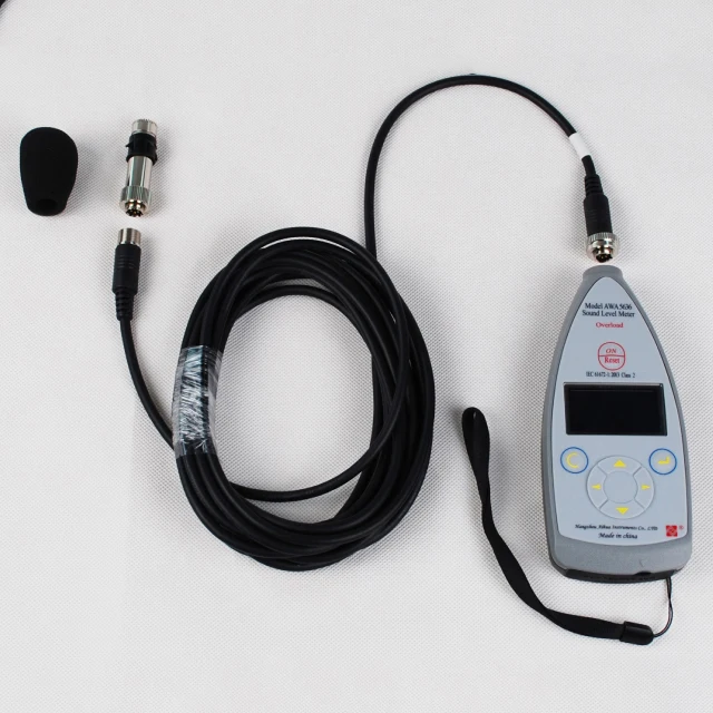 

AWA5636-3 digital noise monitor decibel meter with extension cable 30-130 dBA