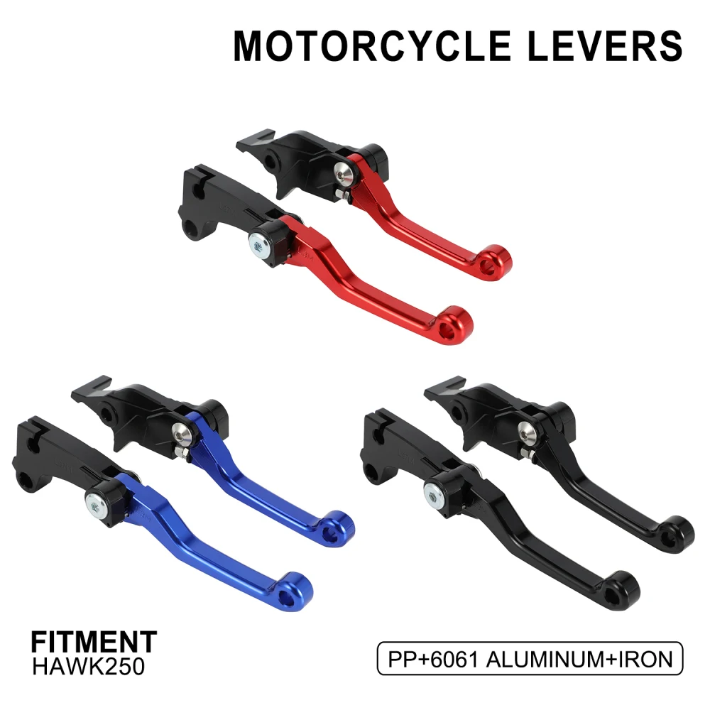 dźwignia sprzęgła hamulca akcesoria motocyklowe dźwignie kierownicy obrotowy uchwyt sterowanie sprzęgłem dla Hawk 250 Dirt pitbike