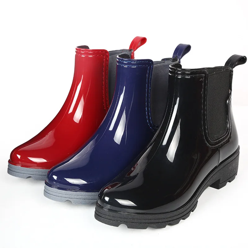 

Miaoguan Galoshes Rubber Shoes Fashion Rain Boots Ladies Waterproof Pvc Women's Boot Pipe 2022 Woman Rainboots Botas De Lluvia