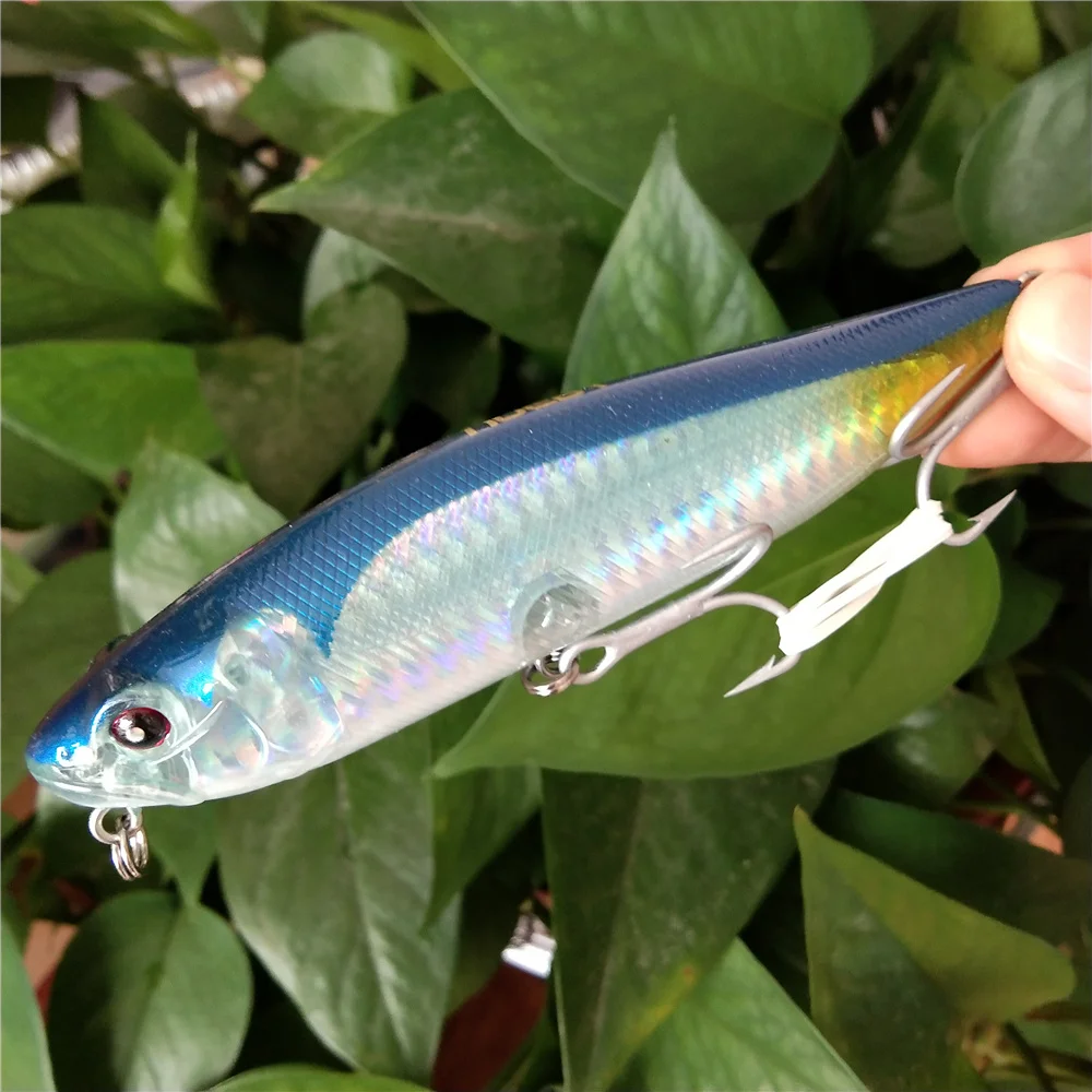 

Noeby Fishing Lures Floating Walker 25.5g Wobbler Hard Bait Artificial Pencil Lure Tackle for Sea Bass Pike Fishing Lure