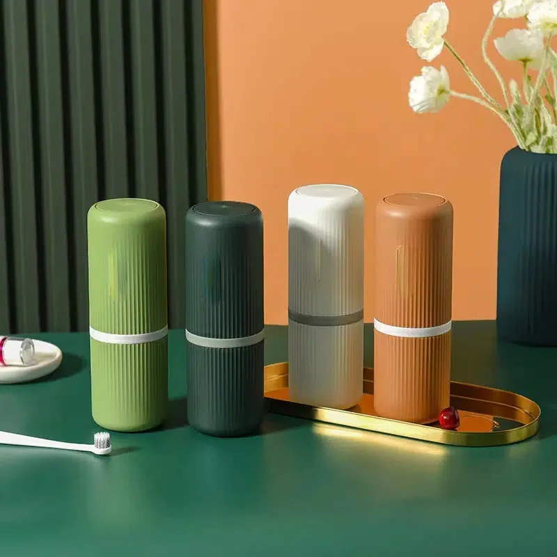 

Portable Toothbrush Storage Case Toothpaste Holder Box Organizer Household Storage Cup For Outdoor Travel Bathroom Accessories