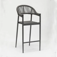 modern industrial vintage solid leisure facilities garden cushion high bar stool manufacturer modern bar rope stools chair