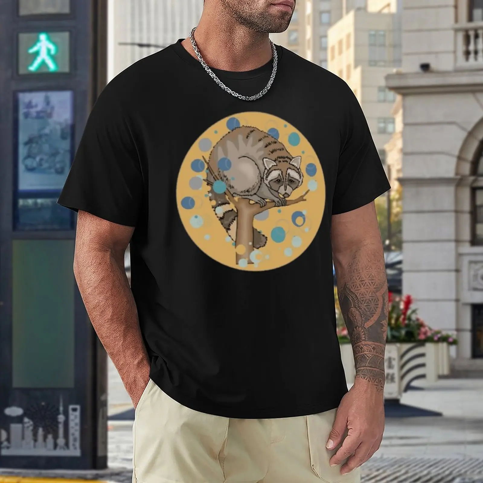 

Funny Little Raccoon Buddy Tees High Quality Leisure USA Size