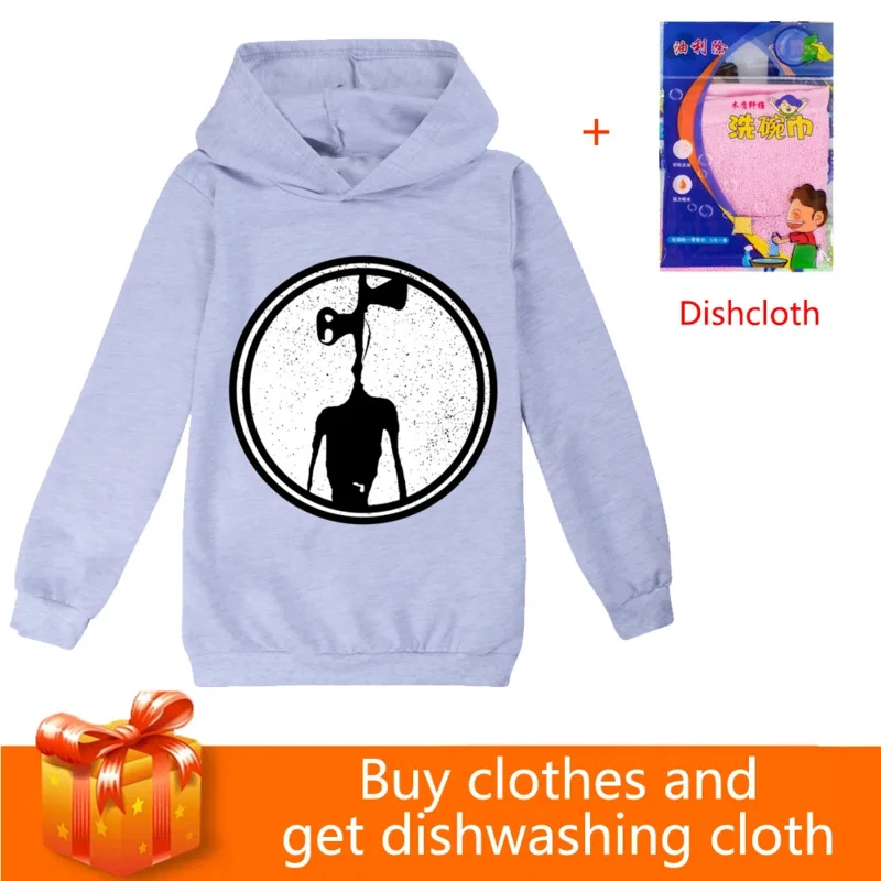 Детская толстовка основа SCP 096 для девочек бега мальчиков мультяшный свитшот