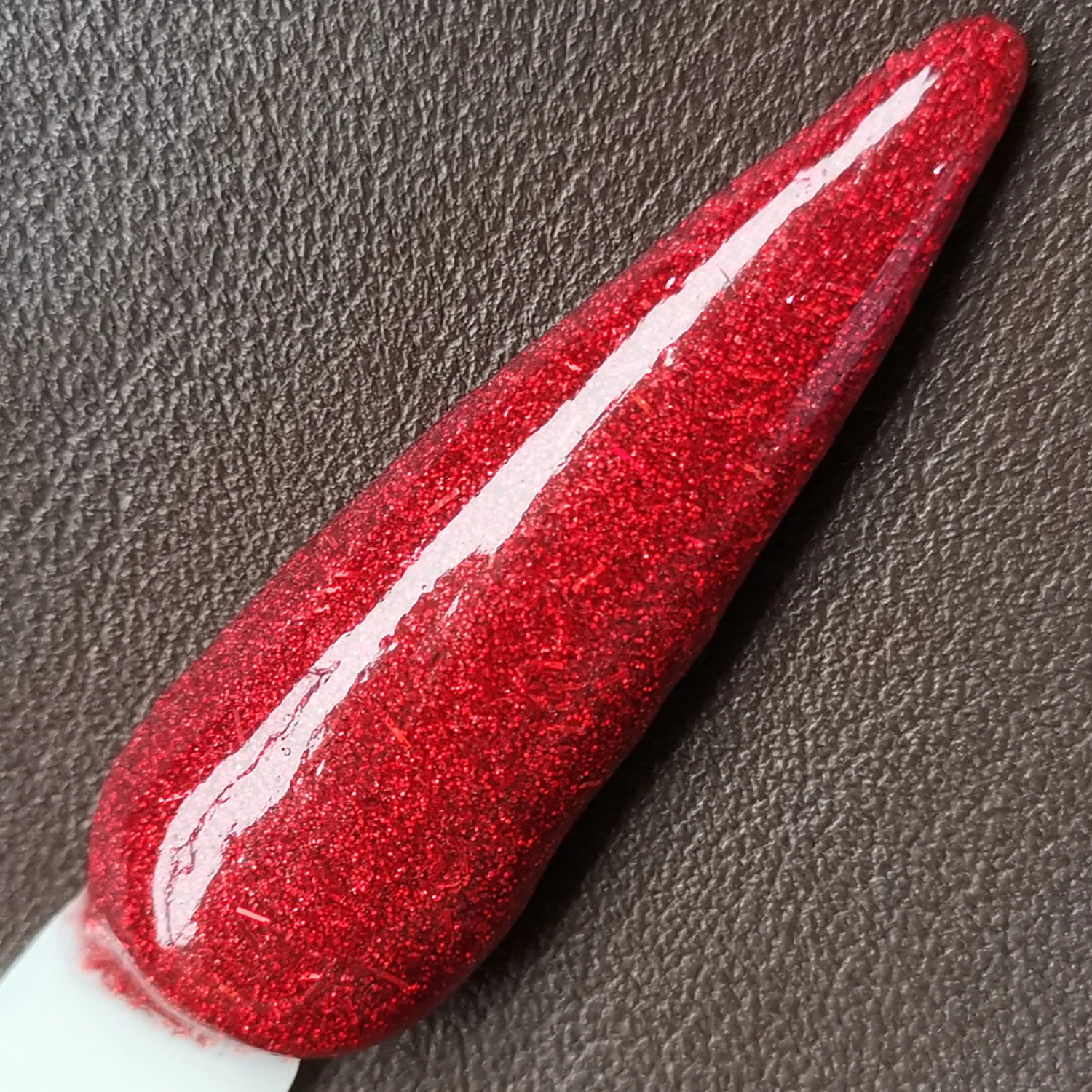 

10pcs/pack Wholesale Salon Quality Scarlet Red Glitter Nail Dip Powder Colors 1OZ SG002