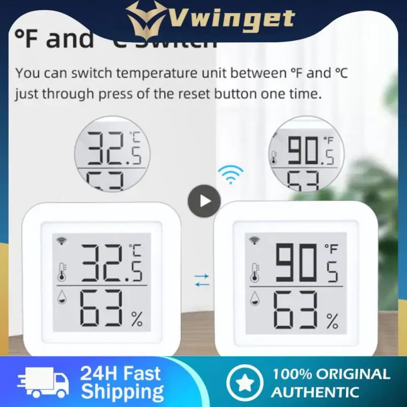 

Smart Life Wireless Hub Remote Control With Temperature Humidity Sensor App Control Zigbee Gateway