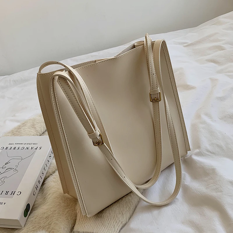 

Винтажная Высококачественная женская сумка-тоут, дизайнерские Роскошные вместительные однотонные тоуты, сумка-шоппер