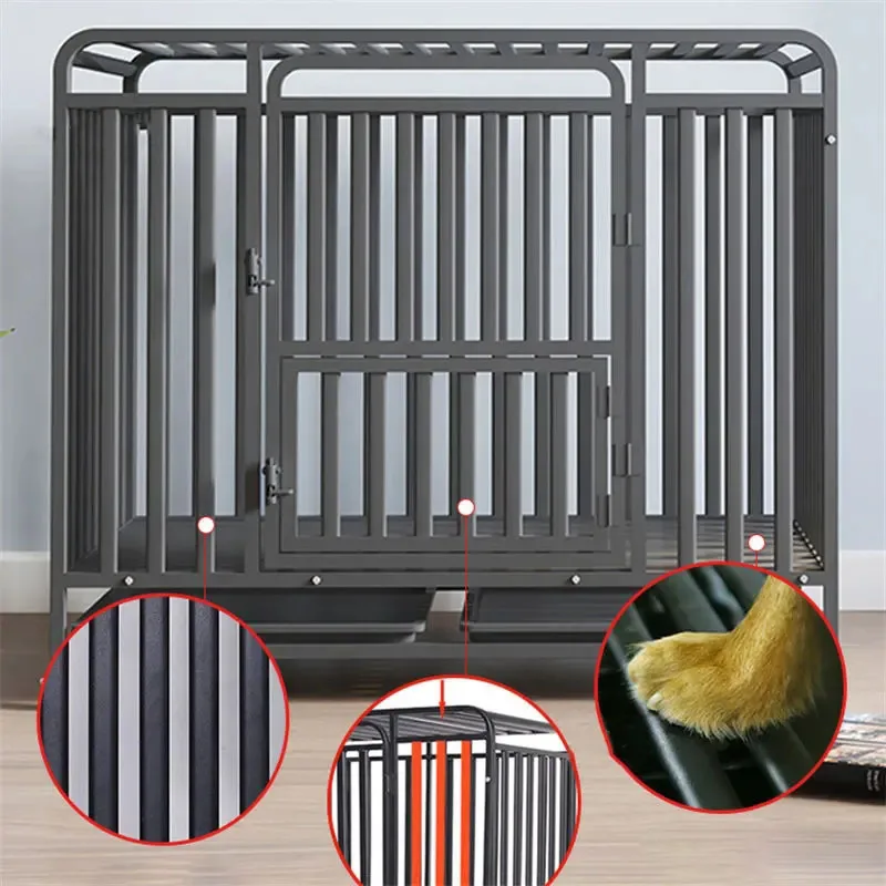 Крытая клетка для собак большой вместимости средняя большая дома большое