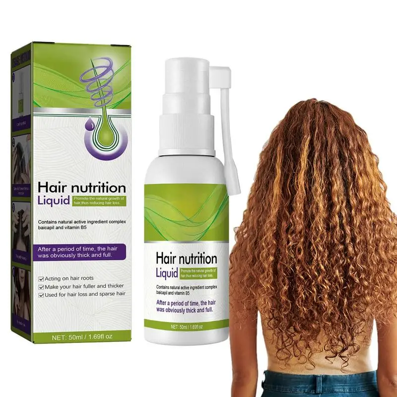 

Эссенция для роста волос, Питательная Жидкость для роста волос, органический питательный раствор для сухих поврежденных волос и сдвоенных концов, 50 мл