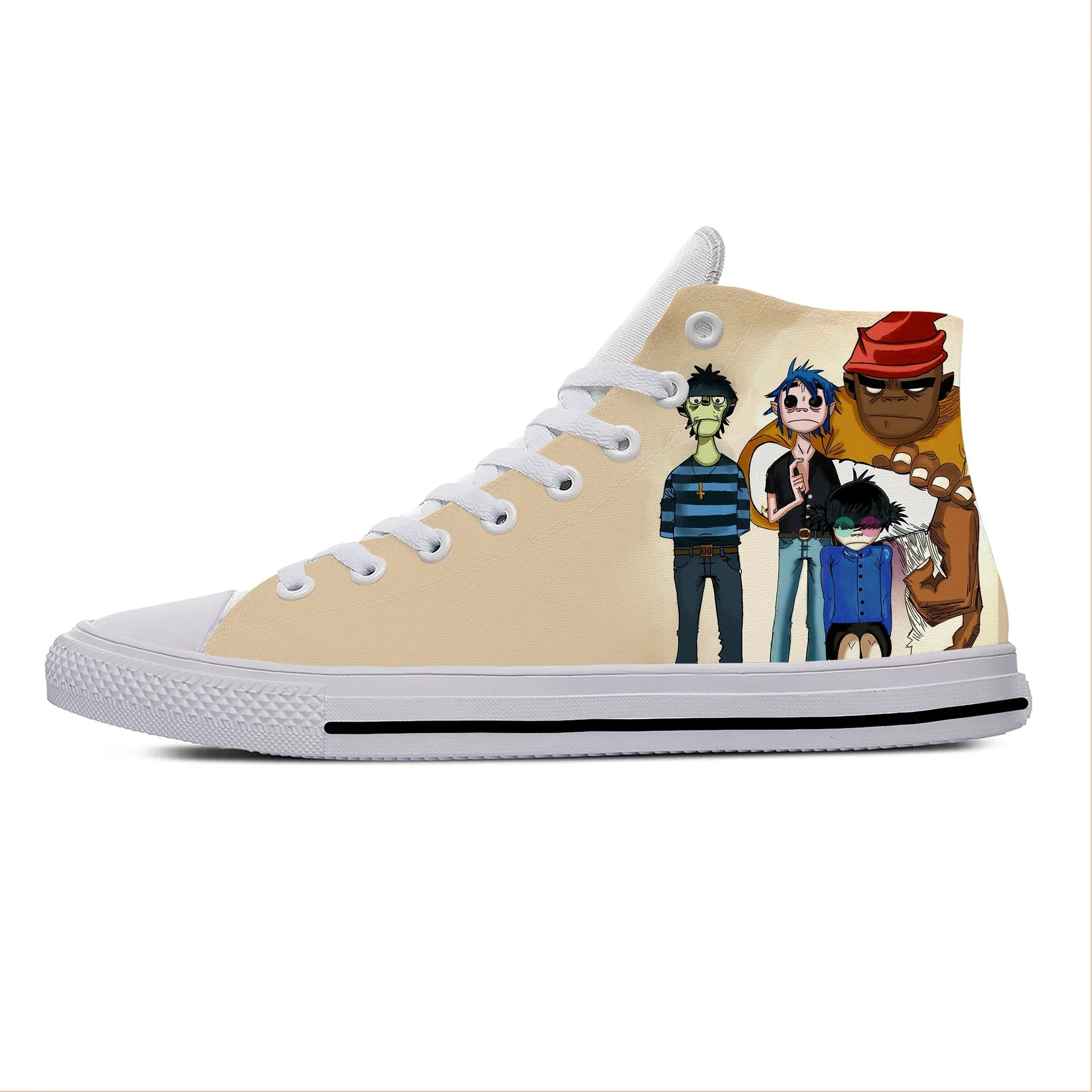 Повседневная тканевая обувь Gorillaz Rock Band ChakaKhan Noodle Murdoc Russel, легкие дышащие кроссовки с 3D-принтом для мужчин и женщин (art.: 3920d99653198) - 3920d99653198