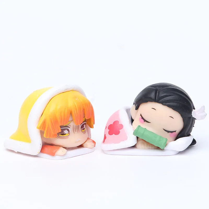 5 шт./компл. фигурки из сериала рассекающий демонов игрушки камадо танджиро