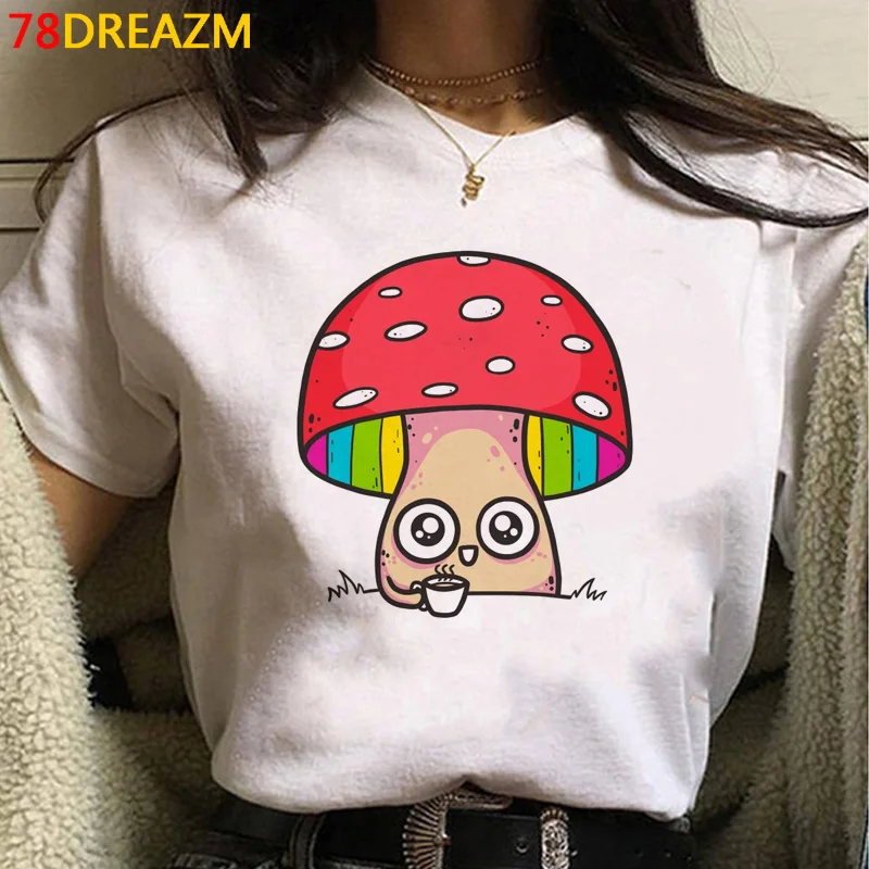 

Mushroom top tees female vintage couple grunge harajuku harajuku kawaii clothes couple clothes