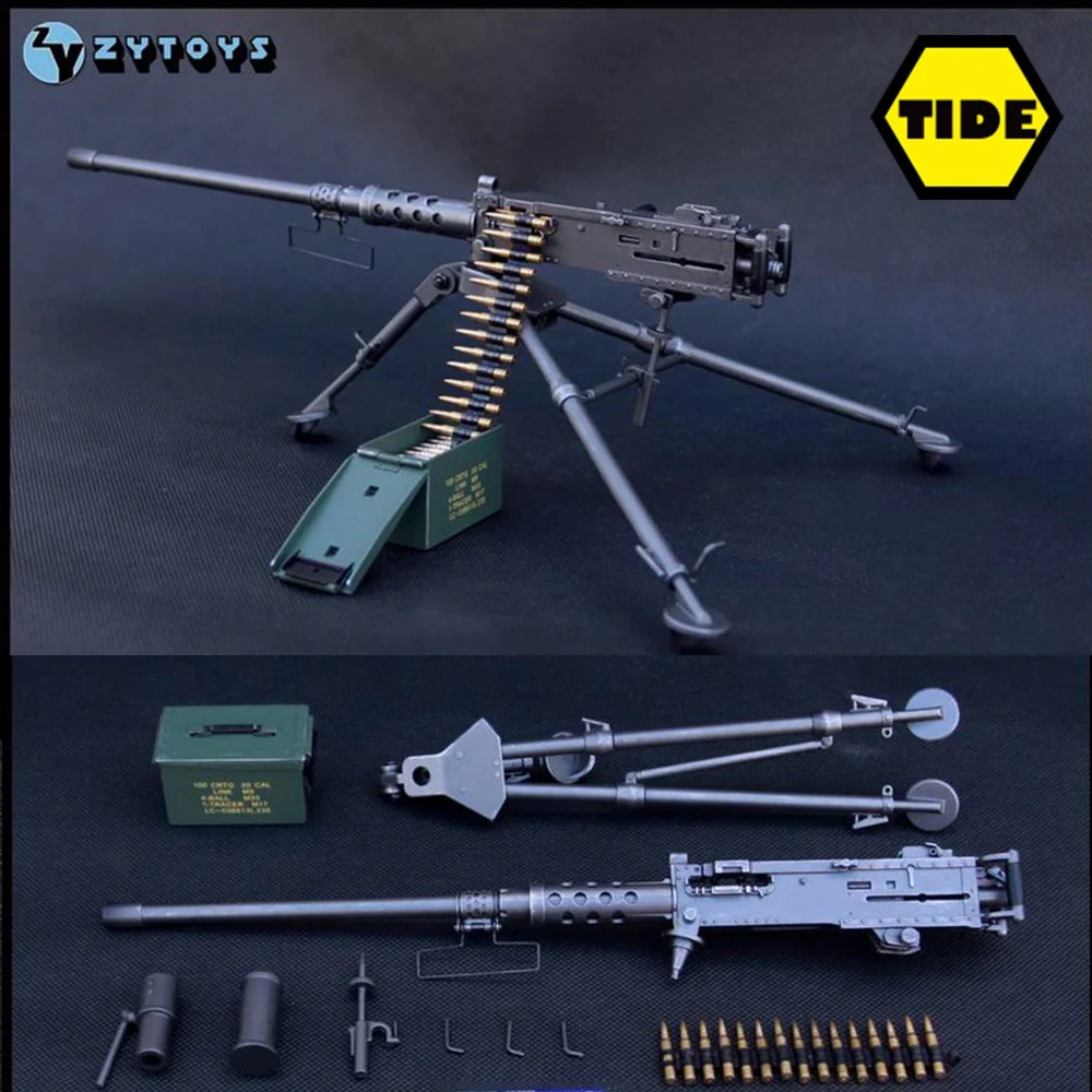 

ZYToys ZY8031 1/6 Scale WW2 Army Weapons Accessory Browning M2 Heavy Machine Gun Model Fit 12" Action Figure Body In Stock