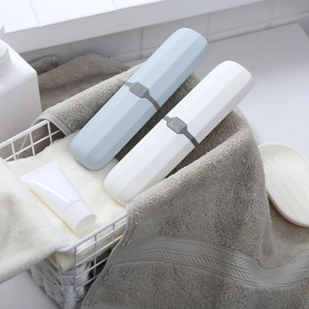 

Travel Toothbrush Holder Storage Portable Toothbrush Chopstick Fork Tableware Case Pencil Box