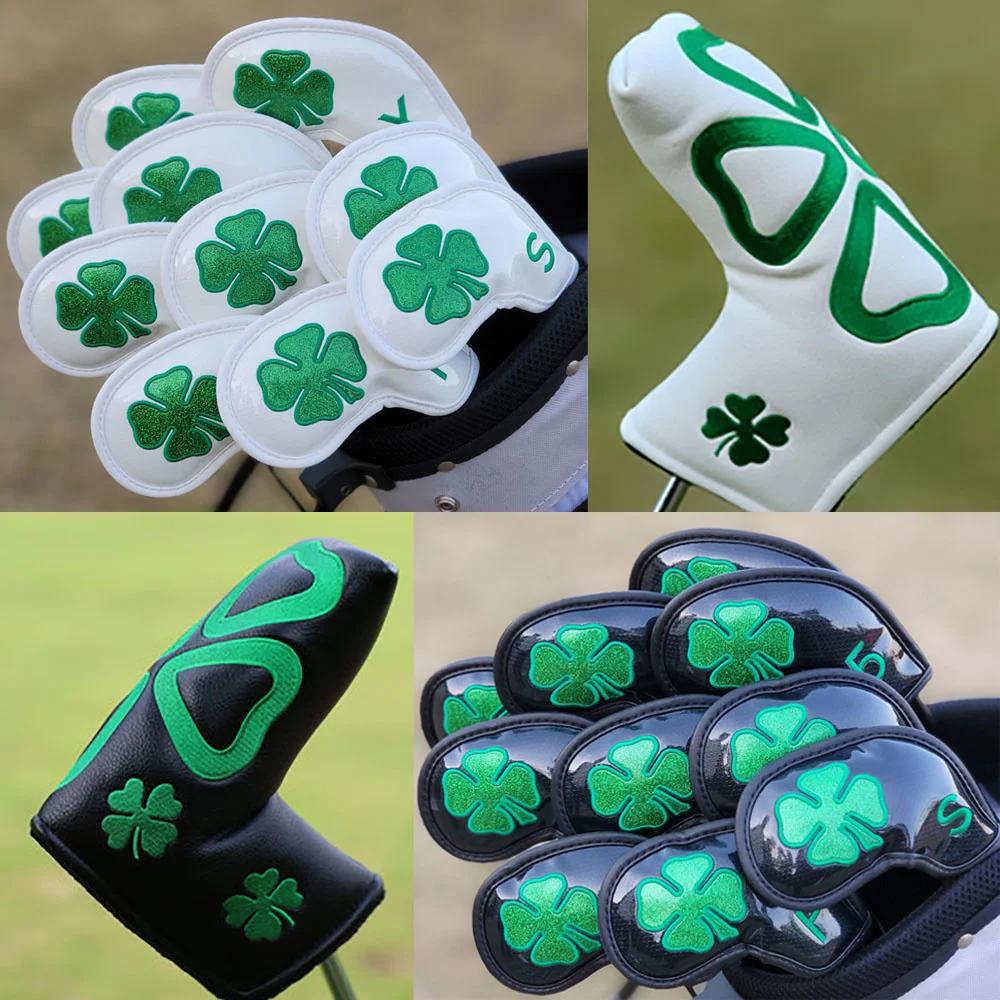 

10pcs/set Golf Iron Headcover 4-9,p,s,a,x,1pcs Putter Covers with 3 Version,blade and Mallet Pattern,golf Club Iron Putter Cover