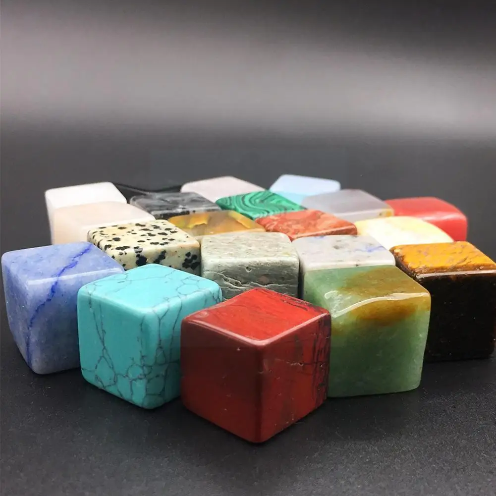 

Натуральный кварцевый хрустальный камень, многоразовый охлаждающий клетчатый охладитель для вина, напитков, камень-камень, подарок для льд...