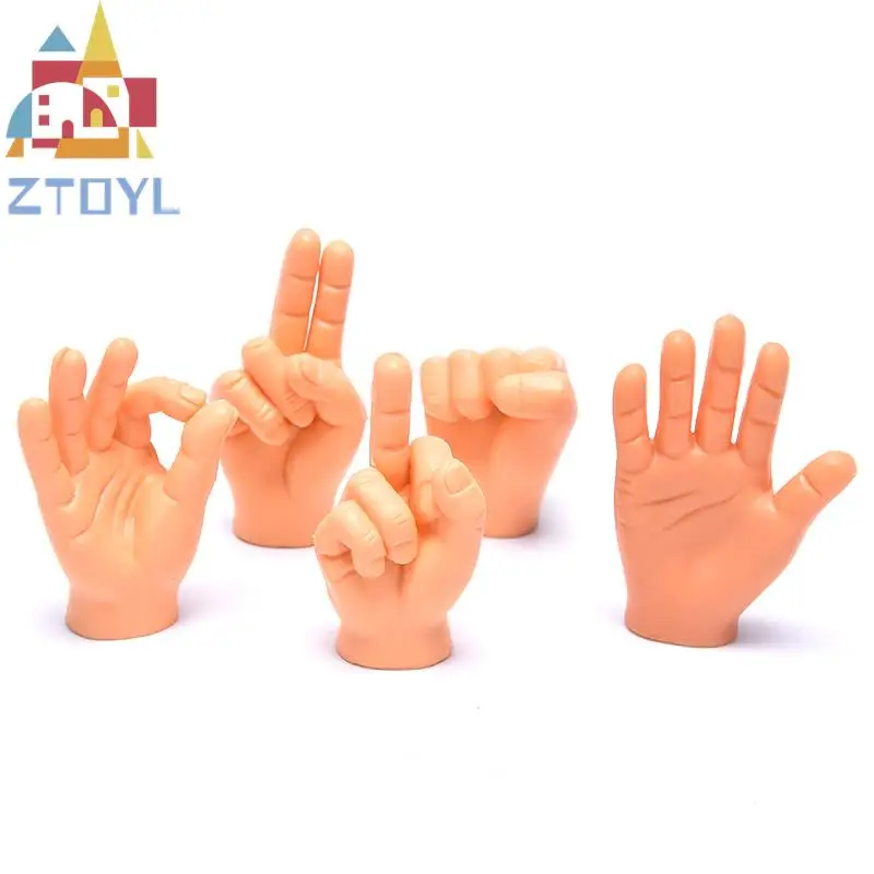 

1 шт. мультяшный Забавный набор пальцев рук и ножек для пальцев креативные игрушки для пальцев вокруг маленькой руки модель подарок на Хэллоуин игрушки