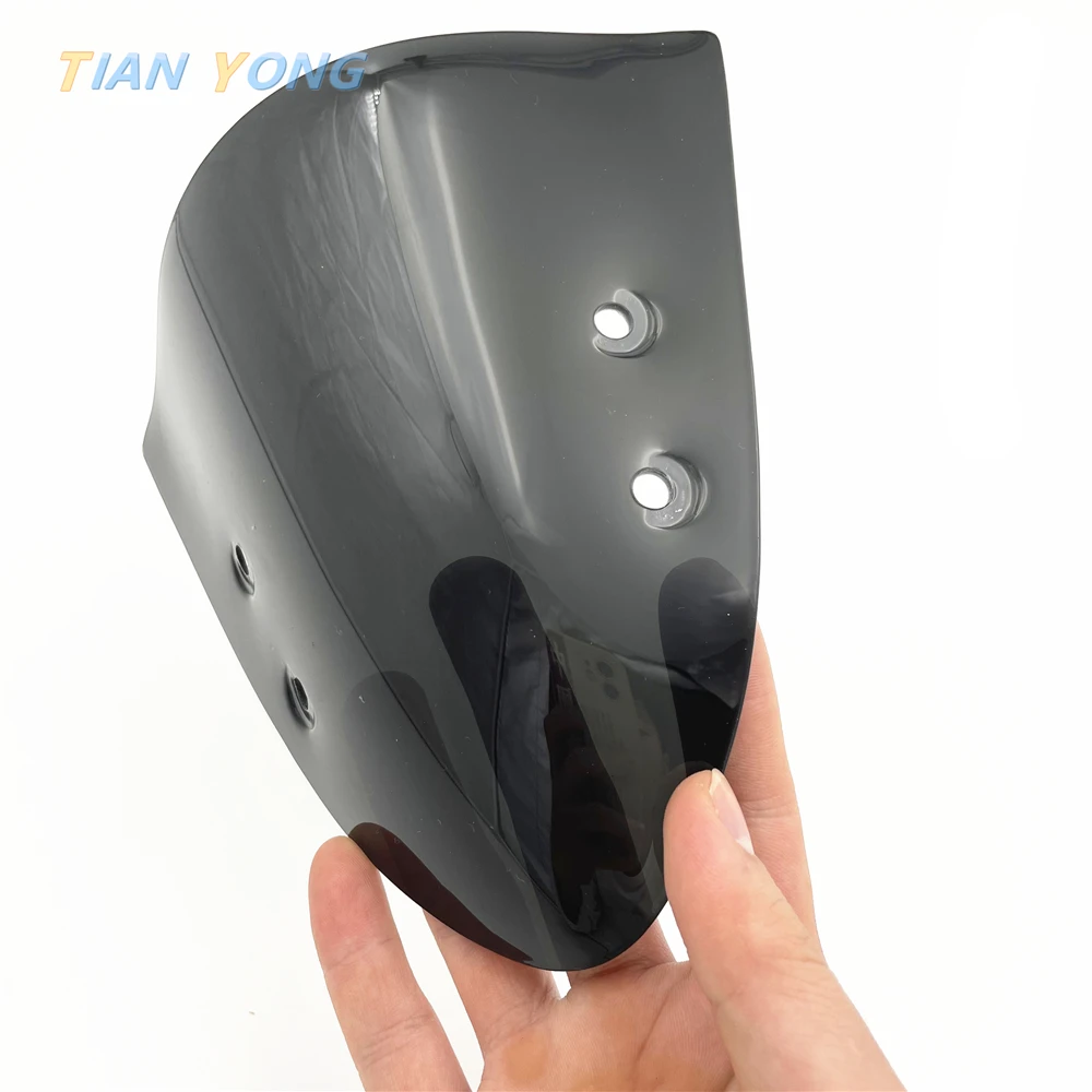 

Ветровое стекло Fit ER6N аксессуары дымчато-черное высококачественное ветровое стекло для Kawasaki ER-6N 2012 2013 2014 2015 2016 ветрозащитный экран