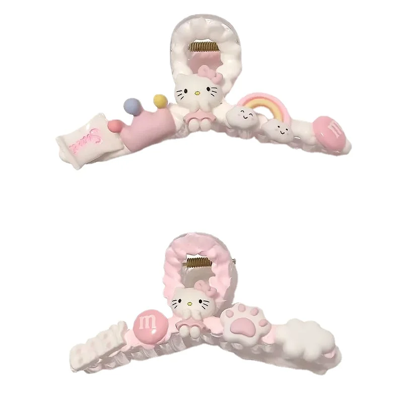 

Детская заколка для волос Hello Kitty с героями мультфильмов, милые аксессуары для волос для девочек, маленький подарок