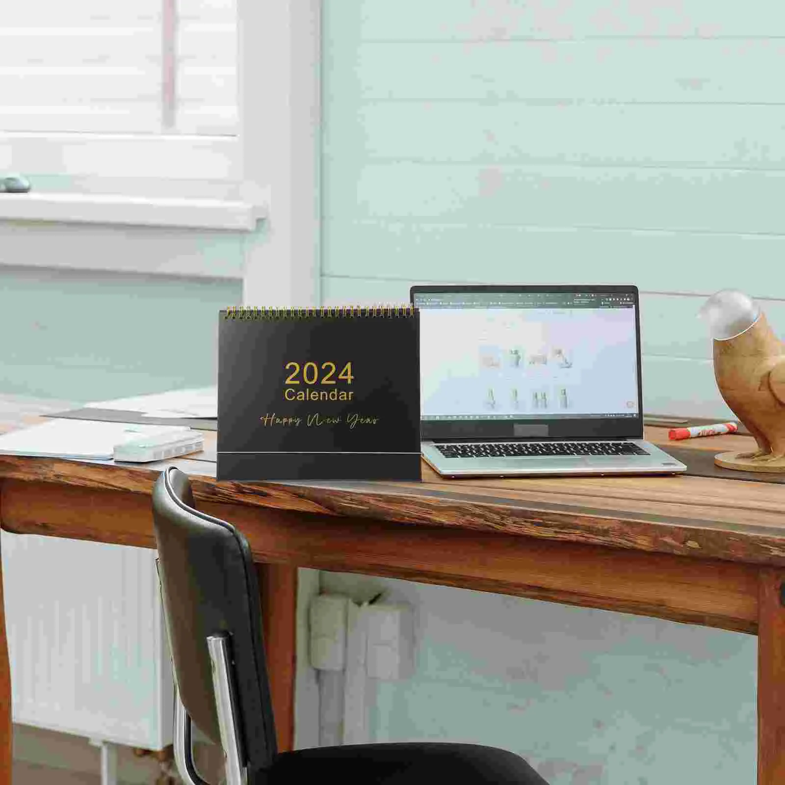 

2024 Desk Calendar Blank Decorate Decorative Paper Extra-large Small Office Standing Flip Spanish