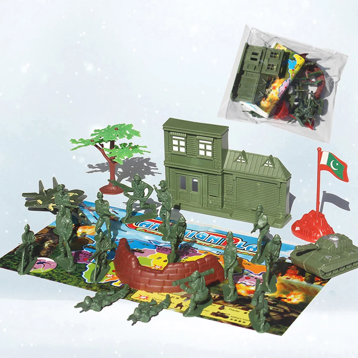 

21pcs Model Mini Funny Sodier Model Model for Children Kids