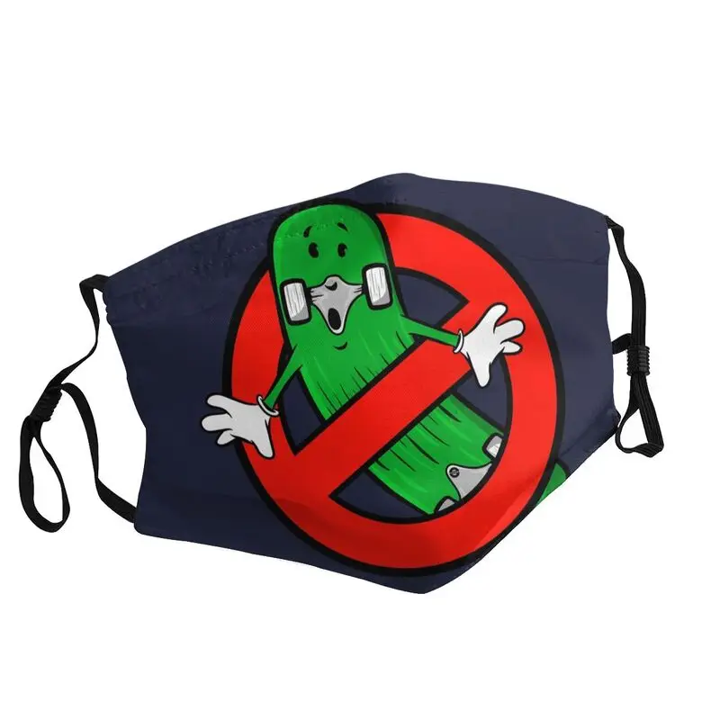 

Зеленая маска для лица в форме монстра, регулируемая маска унисекс для охотников за звездами, маска для фильмов, Пылезащитная маска, респира...