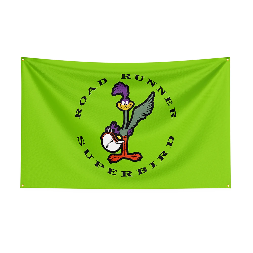 

90x150cm Super Birds Flag Polyester Printed Racing Car Banner For Decor