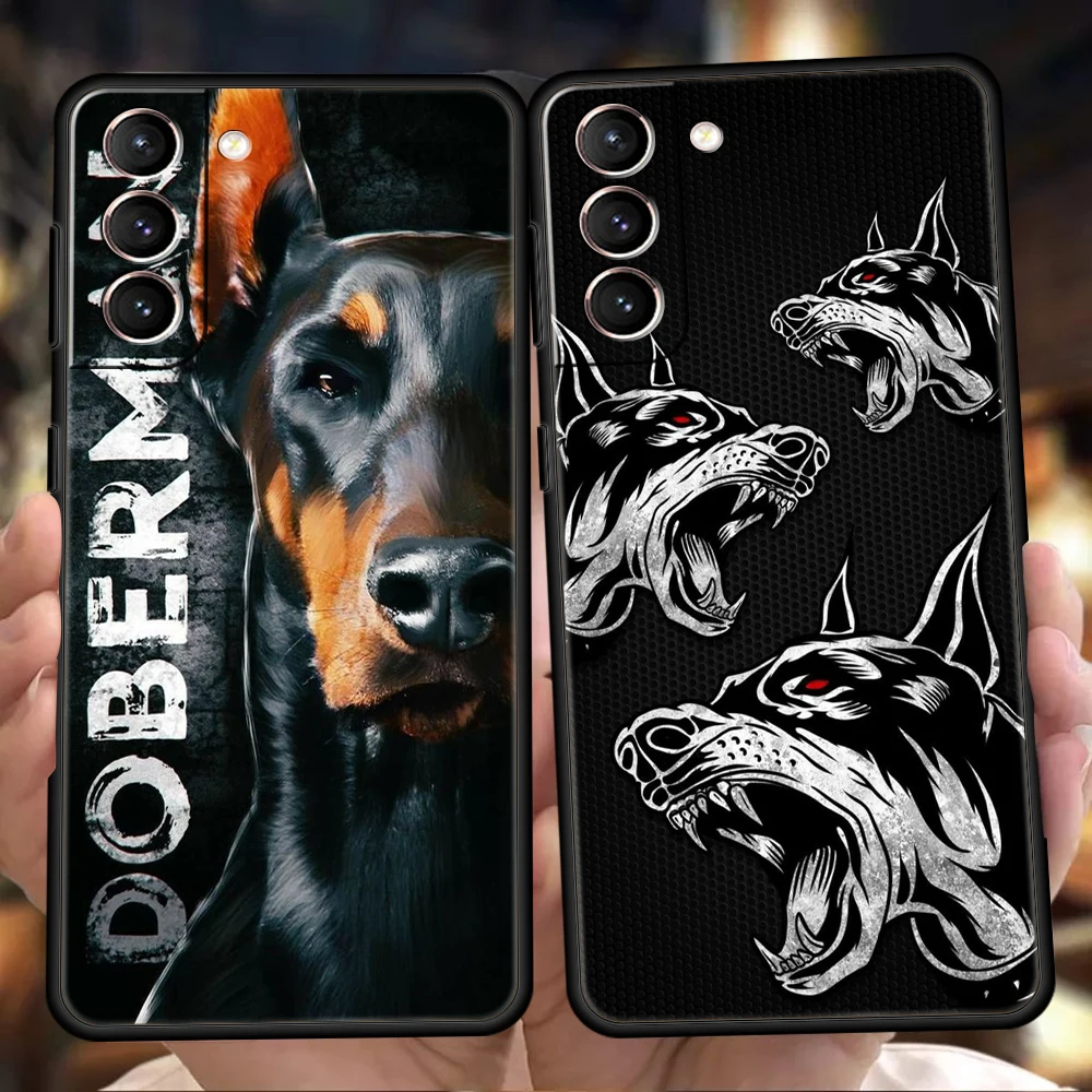 

Doberman Dog Case for Samsung Galaxy S23 S22 S20 S21 FE Ultra S10 S10E S9 M22 M32 Plus S7 EDGE 5G Silicone Phone Cover Coque Bag
