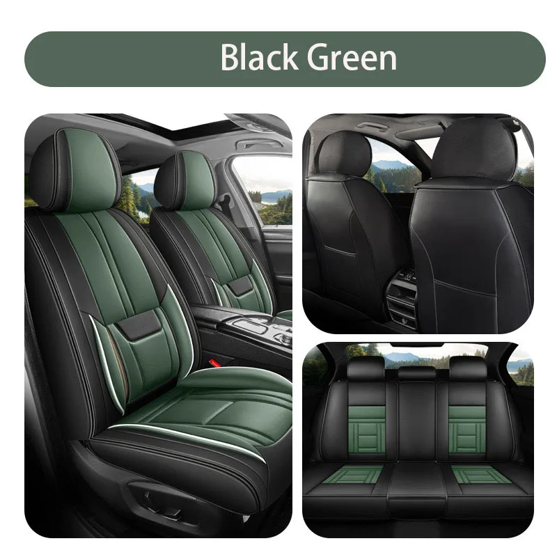 Универсальные кожаные чехлы на автомобильные сиденья для Peugeot 2008 206 207 3008 301 307 5008