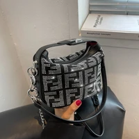 bag womens new summer rhinestone handbag ins foreign style net red girl single shoulder messenger bag
