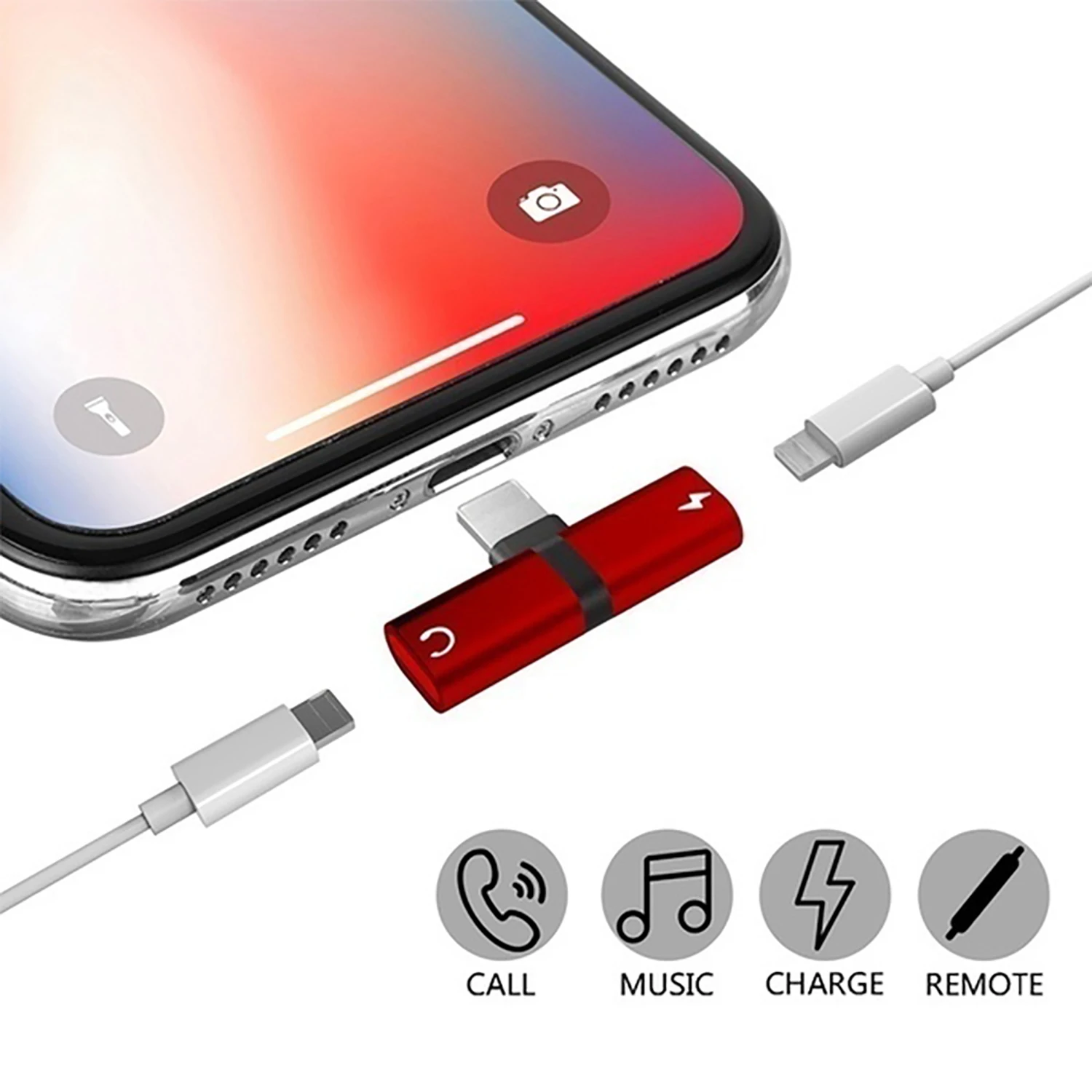 USB адаптер для телефона двойной разъем Aux аудио зарядка вызов и синхронизация |