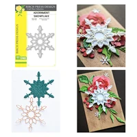 2022 new metal cutting dies decoration for scrapbooking craft diy album template decor model christmas delicate snowflakes